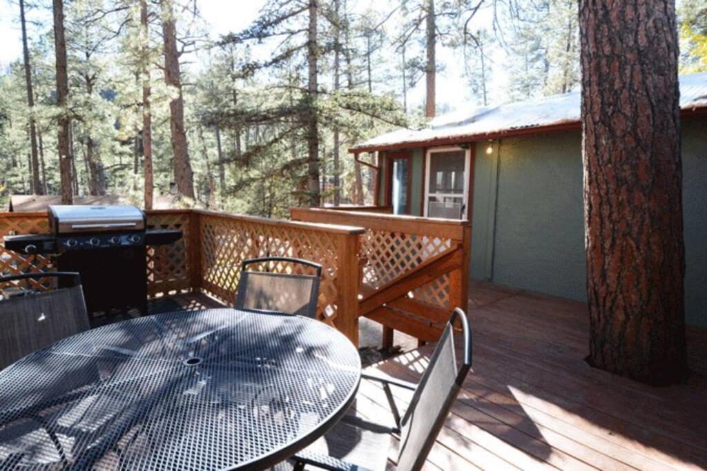 Coyote Cabin - Private Hot Tub - Upper Canyon رويدوسو، نيومكسيكو المظهر الخارجي الصورة